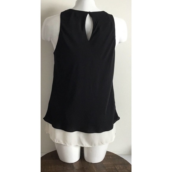 Ralph Lauren Black White Tank Top Shirt Blouse Size Small - Picture 3 of 9